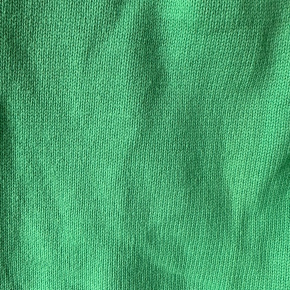 Talbots Green Crewneck Sweater with Knit Yoke small - Picture 5 of 5